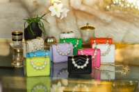 la moda Ultra Mini Handbag cu perle handle