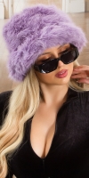 Palarie la moda Musthave faux blanita in Blogger Style