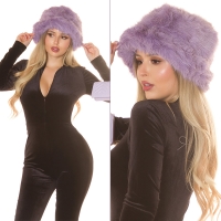 Palarie la moda Musthave faux blanita in Blogger Style
