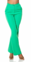 Pantaloni Elegant talie inalta office style evazati