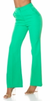 Pantaloni Elegant talie inalta office style evazati