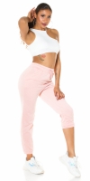 Pantaloni jogging la moda talie inalta