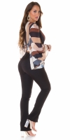 Pantaloni la moda cu talie inalta Cuts BlogerStyle