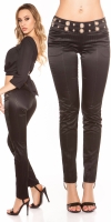 Pantaloni office dama sexy cu pinstripes