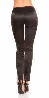 Pantaloni office dama sexy cu pinstripes