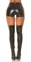 Pantaloni scurti sexy cu talie inalta