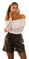 Pantaloni scurti Sexy Musthave piele ecologica