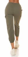 Pantaloni sexy Cargo Style cu lanturi