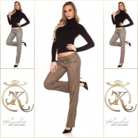 Pantaloni sexy cu patratele sclipici