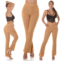 Pantaloni Sexy Must-Have Basic cu talie inalta evazati