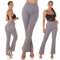 Pantaloni Sexy Must-Have Basic cu talie inalta evazati