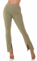 Pantaloni Sexy Must Have cu talie inalta cut