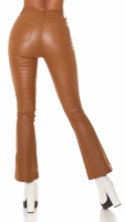 Pantaloni Sexy piele ecologica evazati