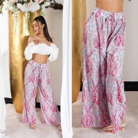 Pantaloni sexy pleated evazati de vara