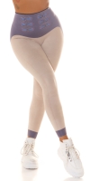 Pantaloni skinny talie inalta Sexy thermal