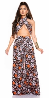 Pantaloni Topuri Sexy Set evazati +3in1 cu model