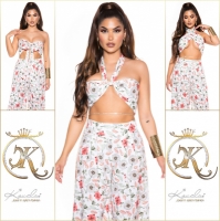 Pantaloni Topuri Sexy Set evazati +3in1 cu model