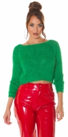 Pulover cozy buricul gol