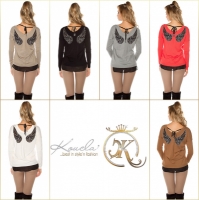 Pulover la moda cu aripi inger