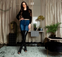 Pulover sexy buricul gol Ripp cu siret