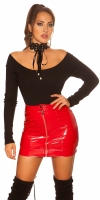 Pulover sexy cu model crosetat guler