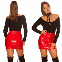 Pulover sexy cu model crosetat guler