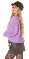 Pulover Sexy model gros tricot loose fit