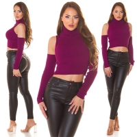 Pulovere sexy buricul gol cu decupaje