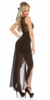 Rochie de seara sexy mai lung in spate cu dantela