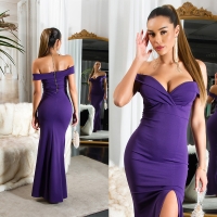 Rochie de seara sexy umerii goi cu crapatura