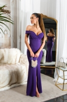 Rochie de seara sexy umerii goi cu crapatura