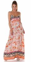 Rochie lunga la moda Boho-look