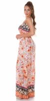 Rochie lunga la moda Boho-look