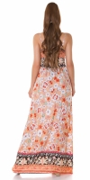 Rochie lunga la moda Boho-look