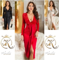Rochie mini Bluze maneca lunga sexy cu paiete
