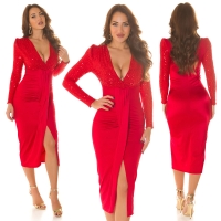 Rochie mini Bluze maneca lunga sexy cu paiete