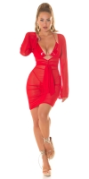 Rochie mini Bluze maneca lunga sexy plasa / Cover-Up