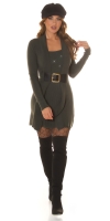 Rochie mini Sexy cu catarama detail si sclipici