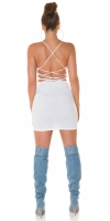 Rochie mini sexy cu spatele gol