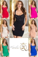 Rochie mini Sexy cu striatii sclipici tinte