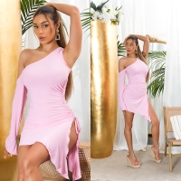 Rochie mini sexy model asimetriccu umar gol