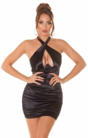 Rochie mini sexy tip satin