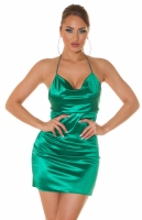 Rochie mini sexy tip satin Neckholder