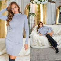 Rochii Helanca Sexy Basic Mini tricot cu