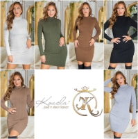 Rochii Helanca Sexy Basic Mini tricot cu