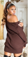 Rochii Pulover Sexy larg model gros tricot /
