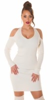 Rochii Sexy Neck-tricot cu decupaje