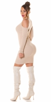 Rochii Sexy Neck-tricot cu decupaje