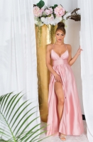 Rochii sexy tip satin Maxi cu XL crapatura pe picior