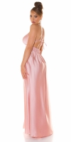 Rochii sexy tip satin Maxi cu XL crapatura pe picior